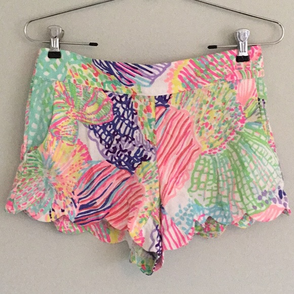 lilly pulitzer elastic waist shorts